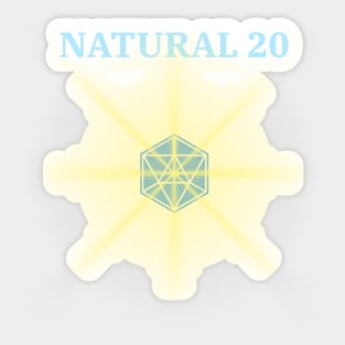 Natural 20 Sticker